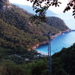 A balcony view of Kabak Bay